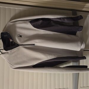 Spyder Men's Light Gray and Dark Gray Performance Jacket
